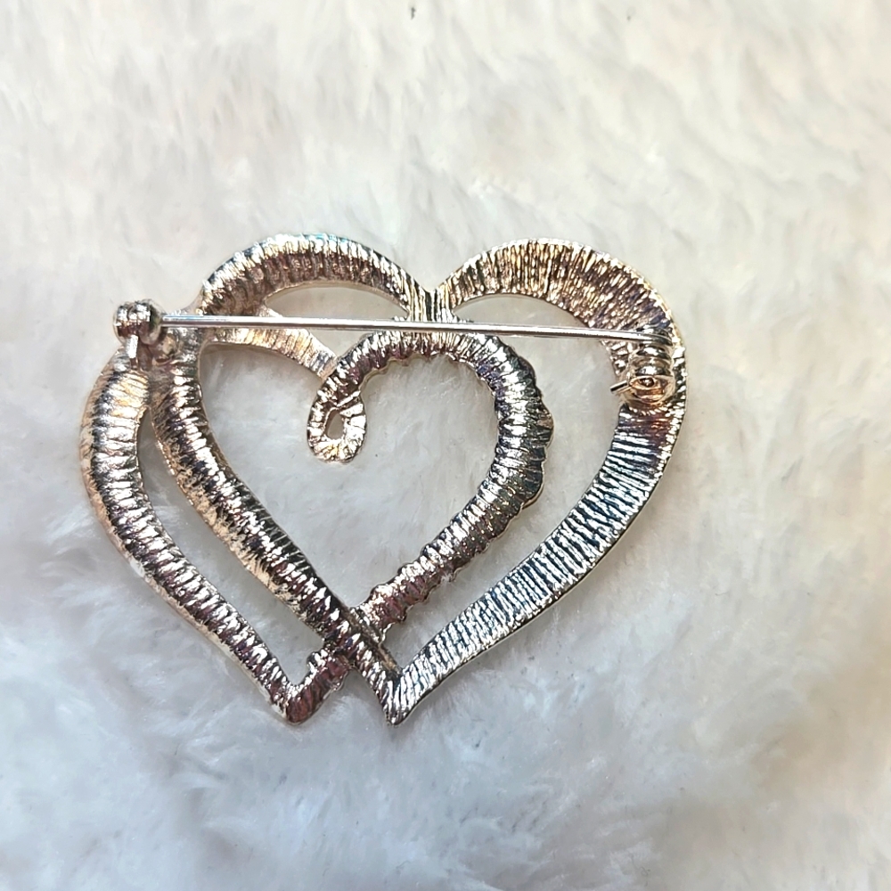šVintange Elegant Gold and Silver Brooch Lot - Picture 6 of 14